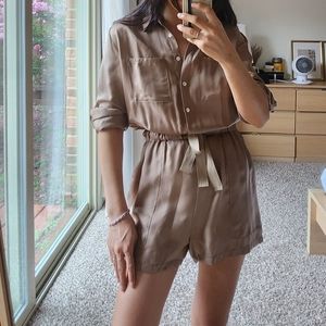 Cinq a sept silky romper